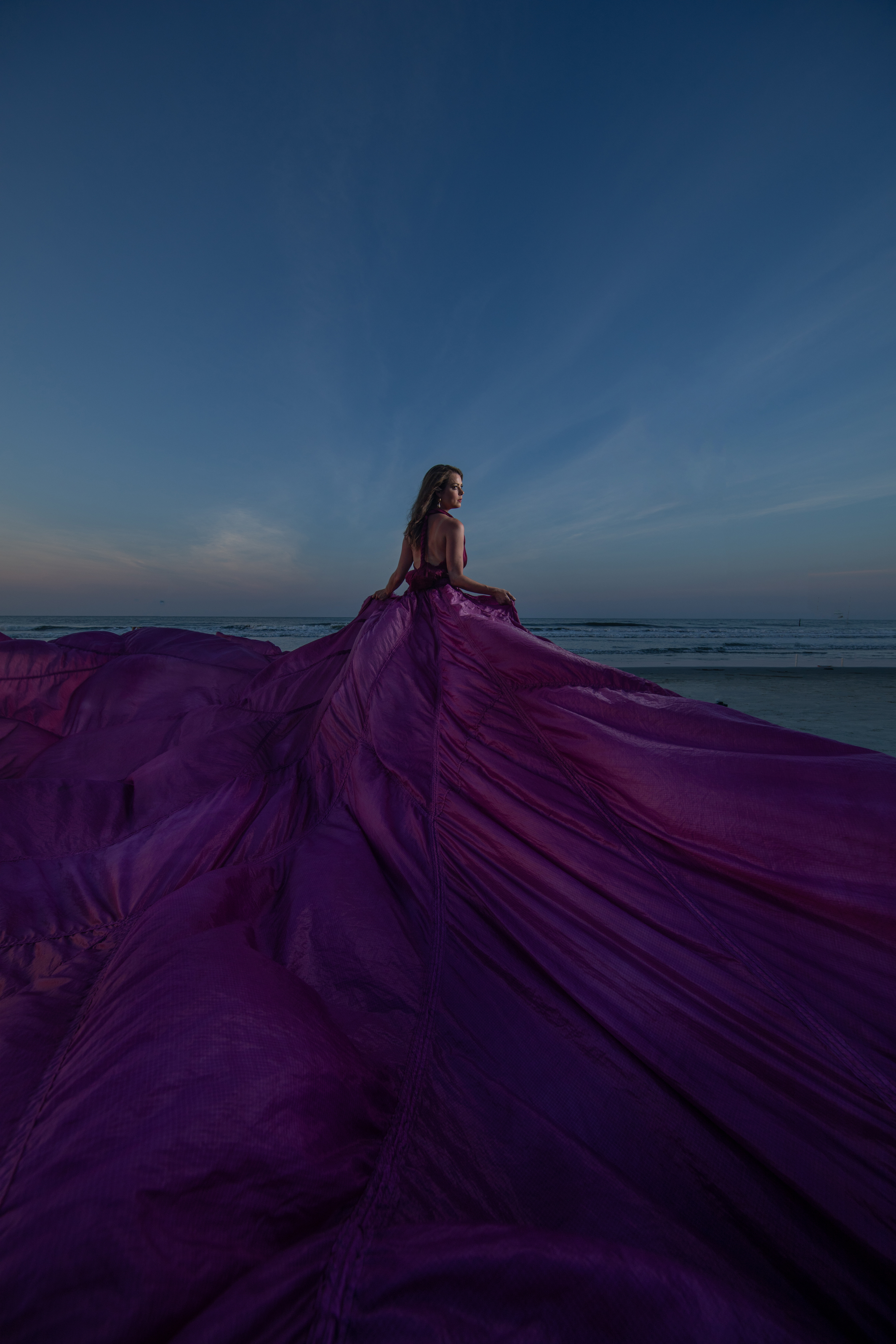 Parachute dress photoshoot 2025